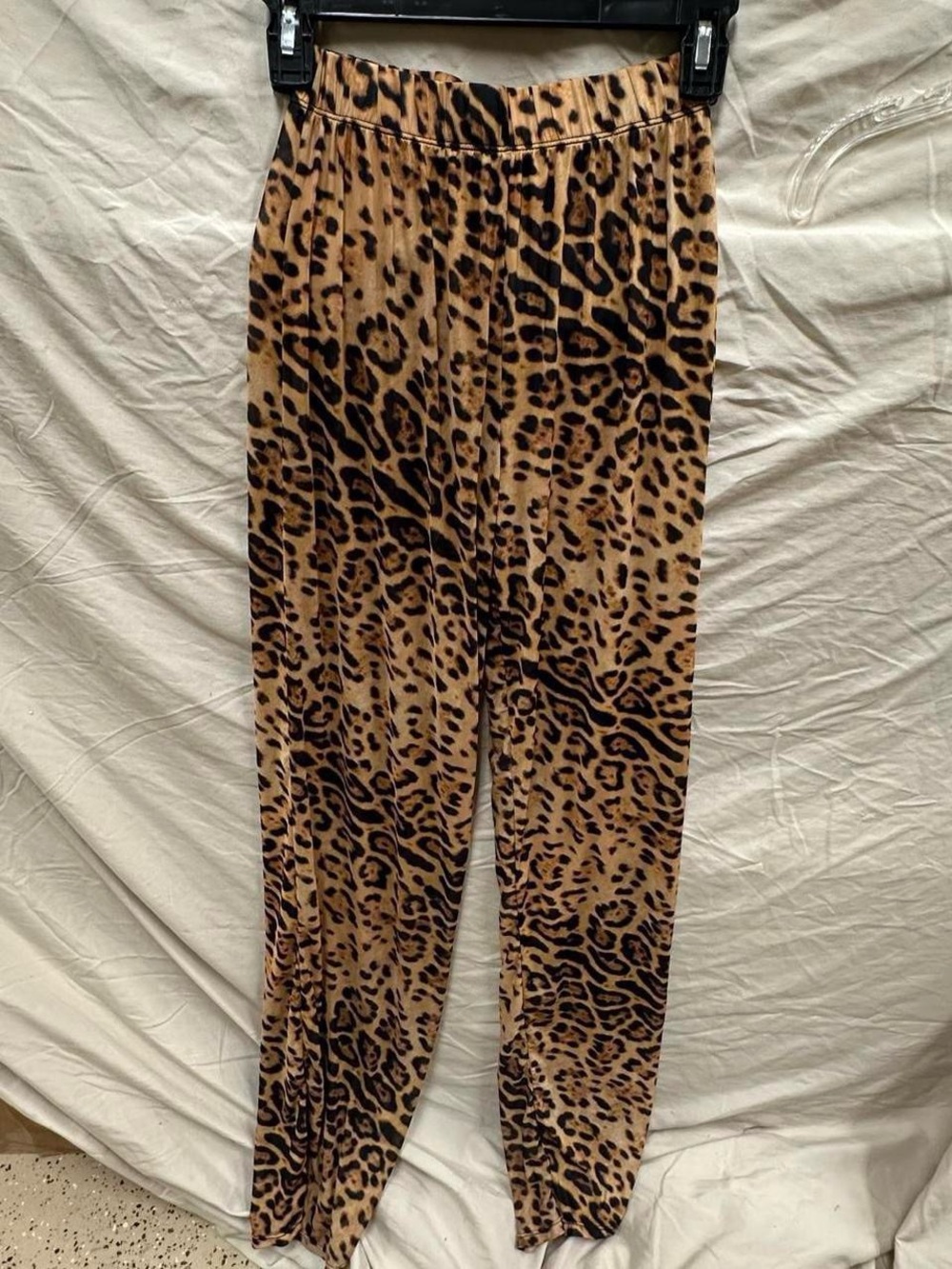Mesh cheetah/ leopard print pants. Adult Size small.